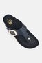 Women Slip On Cork Sandals, Black - 4