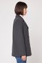 Women Regular Fit Heather Blazer Jacket, Grey - 3