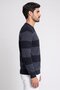 Men Crew Neck Knitted Sweater, Multicolor - 3