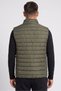 Men Sportswear Fit Sleeveless Outdoor Jacket, Olive - 4