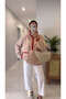 Votesra Beige Sweatshirt with Zip Detail - 3