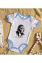 BK Kids Atatürk-Themed Blue Baby Bodysuit-14, 0–3 Months - 2