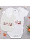 BK Kids Cute-Design White Baby Bodysuit and Bib Gift Set-2, 9–12 Months, 92edcda4