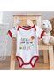 BK Kids "My Mom Knows So Much" Printed Red Baby Bodysuit-1, 6–9 Months, 23f37123 - 4
