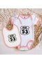BK Kids Rize-Designed Pink Baby Bodysuit and Bib Gift Set-1, 3–6 Months, 6625cfd2 - 2