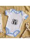 BK Kids Rize-Designed Blue Baby Bodysuit-1, 3–6 Months - 2