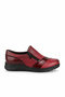 Women's Genuine Leather Zipper-Closure Slip-On Shoes