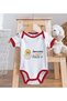 BK Kids Red Baby Bodysuit with "Mom's Little Bird" Design - 1, 0-3 Months - 4
