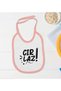 BK Kids Cırlaz-Designed Pink Baby Bodysuit and Bib Gift Set-1, 3–6 Months, 113041b2 - 3