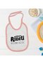 Check Out This Pink Baby Bib with a Rize-Inspired Design - 1