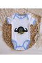 BK Kids "My Uncle Will Take Care of It" Design Blue Baby Bodysuit-1 en122992 - 3