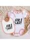 BK Kids Cırlaz-Designed Pink Baby Bodysuit and Bib Gift Set-1, 3–6 Months, 113041b2 - 2