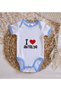 BK Kids "I Love Antalya" Baby Blue Bodysuit - Style 1, 3–6 Months - 3