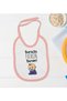 BK Kids "I'm the Boss Here" Pink Baby Bodysuit and Bib Gift Set #1 en123518 - 3