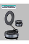 16-Magnet Vacuum-Mounted Car Phone Holder – 360° Adjustable Aluminum Body - 2