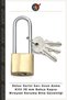 Deluxe Series Yellow Long Padlock, 38 mm, Garden Gate Burglary Prevention, Building Security