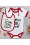 BK Kids "Sassy Little Soul" Design Red Baby Bodysuit and Bib Gift Set-1, 3–6 Months