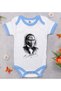 BK Kids Atatürk-Themed Blue Baby Bodysuit-14, 0–3 Months