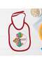 BK Kids "Tiizes" Girl-Themed Red Baby Bodysuit and Bib Gift Set-1 - 3
