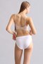 Egyptian Women's Modal & Cotton HERA Brazilian Briefs with Hidden Elastic, 3-Pack, White - 6