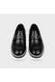 (Vetti) Genuine Leather Upper and Lining, EVA Lightweight Comfortable Sole Men's Shoes BLACK - 3