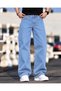 Men's Baggy Stone-Washed Denim Jeans - 4