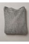 Women's Crew Neck Glittery Brioche Knit Sweater - 5