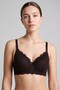 Women's Two-Piece Shaping / Sculpting Lace Bra, Nude-Dark Brown - 3