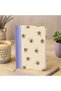 Bumblebee A5 Beehive-Patterned Striped Pattern Notebook – 175 Pages, Hardcover - 2