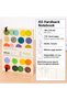 Colour Palette A5 Colorful Polka Dot and Striped Notebook – 175 Pages, Hardcover - 4