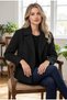 Women's Trendy Double-Breasted Short-Sleeved, Double-Buttoned, Lined Melton Coat - 5