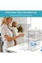 4 Pack Clear Stackable Storage Drawers Organizer, 19cm/7.6" H - 5