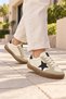 Star-Patterned Rubber Sole, Lace-Up, Casual Unisex Boys'/Girls' Kids' Sneakers - 5