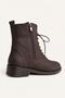 Women's Winter thick sole dark brown casual boots TR01MK03B - 8