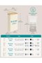 Laundry Hamper with Lid, Slim Laundry Basket, 17.2 Gallons (65L), Space-Saving, Removable Mesh Liner - 6