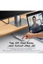 محول USB C 5 في 1، HDMI بدقة 4K@60Hz، شحن PD بقوة 100 واط، منفذ Type A C 3.2 - 8