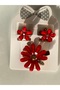 HAIR CLIP - 3-PIECE SET WITH FLOWERS - 3