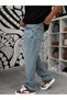 Light Blue Distressed and Ripped Baggy Jeans GJ-17151/2/3/5 - 7