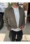 Khaki Jacket with Zippered Pockets, Machine-Washable JJ-136 - 3