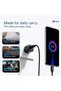 كابل USB-C إلى USB-C، شاحن سريع بقوة 240 واط كحد أقصى، نوع C مغلف بالنايلون، سرعة نقل بيانات 480 ميجابت في الثانية، متوافق مع أجهزة Mac. - 6