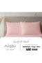 100% Cotton Pillow Cases 48 x 74 cm Light Pink 400 Thread Count - 4