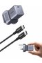 Nexode Air Type-C Fast Charger 65W with USB-C Cable, Foldable Prong
