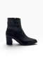 Kılınç 570-27 Leather Zipper-Closure Women's Boots with Thick Heels and Pointed Toes (6.5 cm) - 2