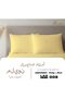 100% Cotton Pillow Cases 48 x 74 cm Mellow Yellow 400 Thread Count - 4