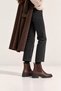 ZRK01MK06 Premium Waterproof Laceless Dark Brown Non-Slip Sole Winter Boots - 3