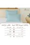 100% Cotton King Size Pillow Cases 50 x 90 cm Blue 400 Thread Count - 4