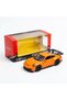 1:32 Scale Porsche 911 GT3 RS Diecast Model Car, Orange Alloy Toy Car with Sound, Light, Opening Doors & Pull-Back Action, Collector Toy Gift for Kids & Adults