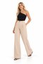 Women's High-Leg Wide-Leg Palazzo Pants – Striped and Solid Color Options