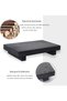 Small Bathroom Counter Organizer Wooden Decorative Trays Rectangular Cosmetic Holder for Kitchen, So - 5