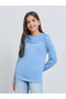 Teen Girls Embroidered Collar Top - 3